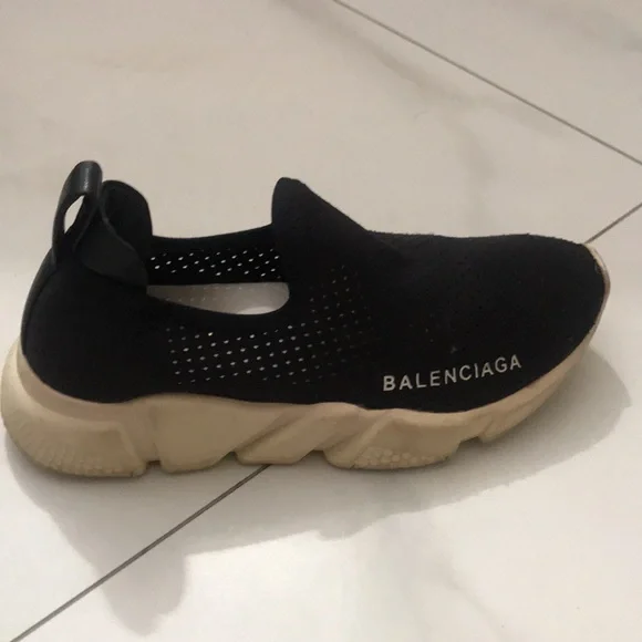Balenciaga Womens Black Running Shoes EU Size 35 - Picture 3 of 8